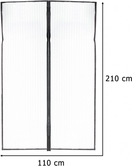 Magnetna komarnica za vrata 110x210 cm