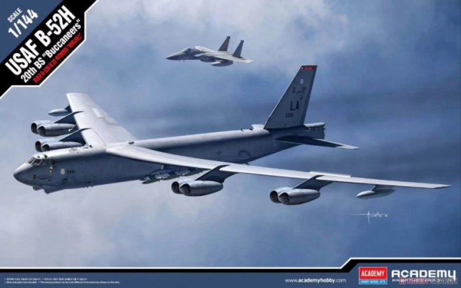 Plastični model bombnika USAF B-52H 20th BS Buccaneers 1/144