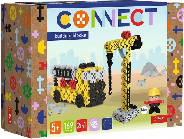 Gradbeni komplet hidravličnega avtodvigala Klocki Connect
