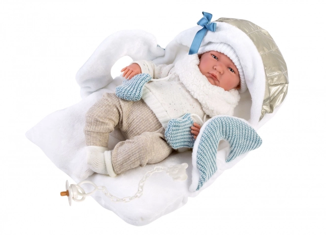 Llorens M740-03 oblačilca za punčko dojenčka NEW BORN velikosti 40-42 cm