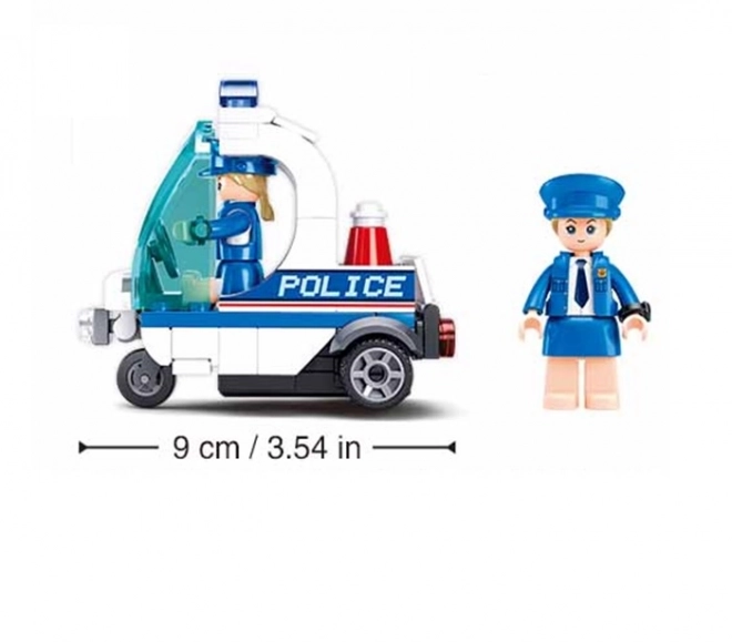 Sluban Metropolis M38-B1217A Policijska patrulja na trikolesniku