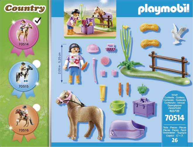 PLAYMOBIL® Country 70514 Zbirateljski islandski poni