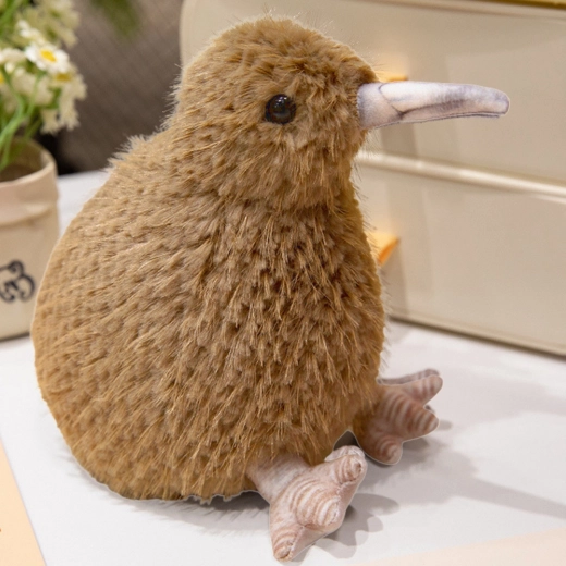 plišasta ptica kiwi 17 cm – svetlo rjav ljubkovalni prijatelj in dekoracija