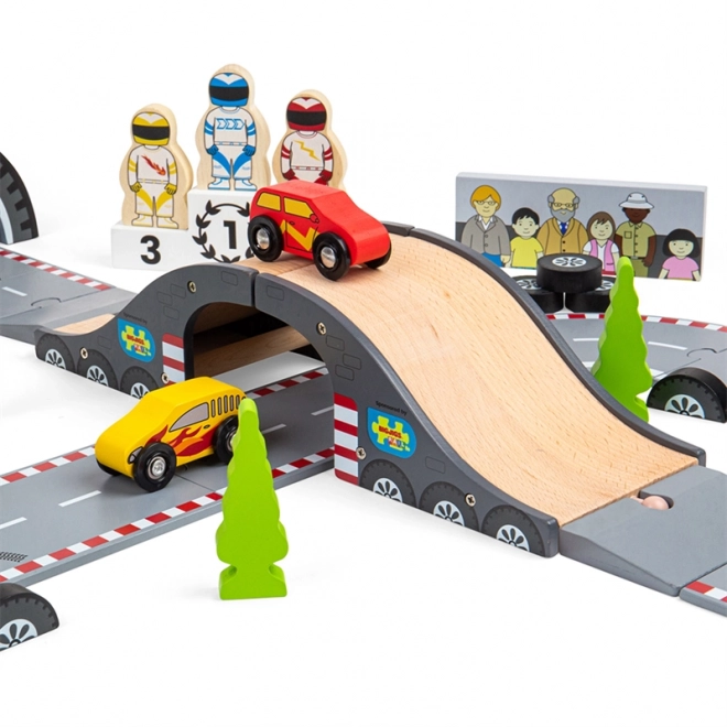 Bigjigs Rail Lesena proga dirkalni dan