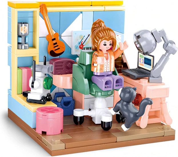 Sluban Girls Dream Kreativni set Učilnica