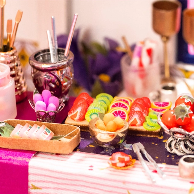 Miniatura hiške Party Jedilnica od Rolife