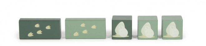 Small foot Lesene kocke Dino