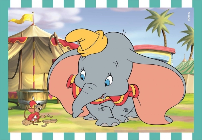 Sestavljanka 4v1 Super Barva Disney Classic