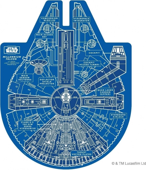 Star Wars Puzzle Millennium Falcon 1000 kosov