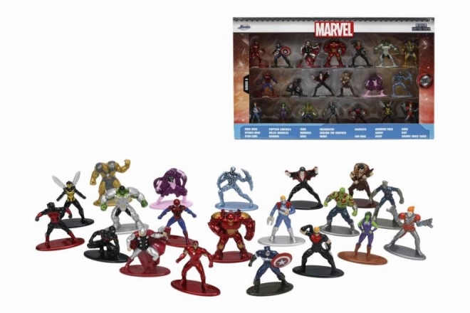 Kovinske Nano zbirateljske figurice od Marvel 20 kosov