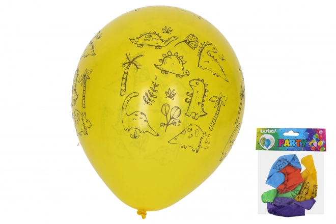 Napihljive baloni dinozavri 30 cm - 5 kosov