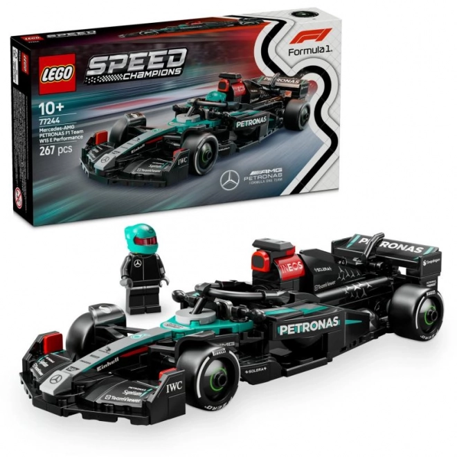 LEGO Speed Champions 77244 Dirkalni avto Mercedes-AMG F1 W15