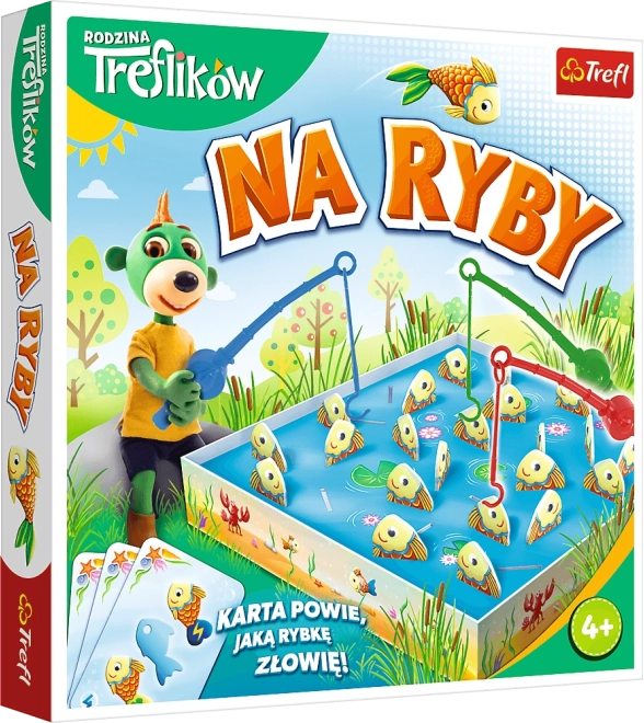 Na ribolov z DRUŽINO TREFLIK – družabna spretnostna igra za otroke od 4 let