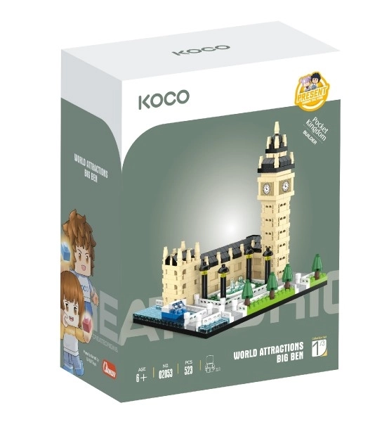 Gradbeni komplet KOCO Big Ben 523 delov