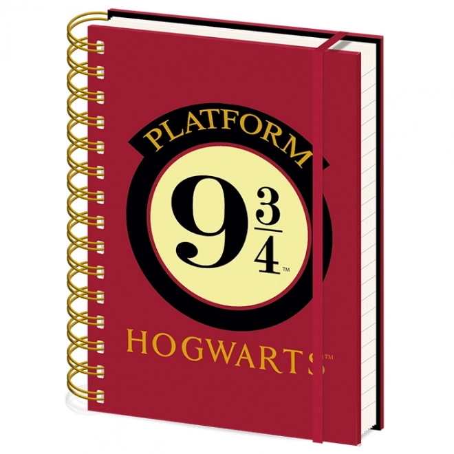 Spiralni blok A5 Harry Potter - Platforma 9 in 3/4