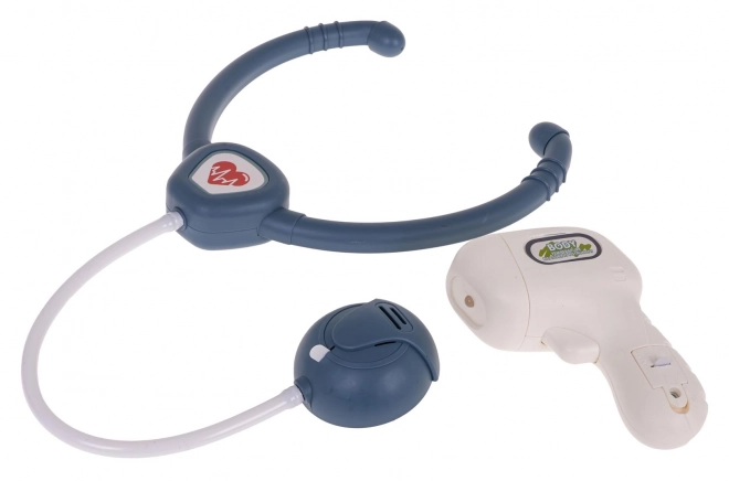 Medicinski komplet z EKG + dodatki Modra