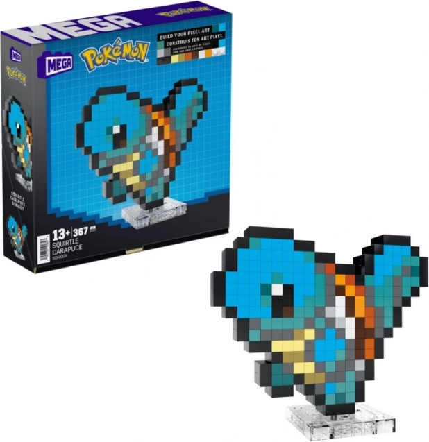 Pikselni gradbeni komplet MEGA Pokémon Squirtle