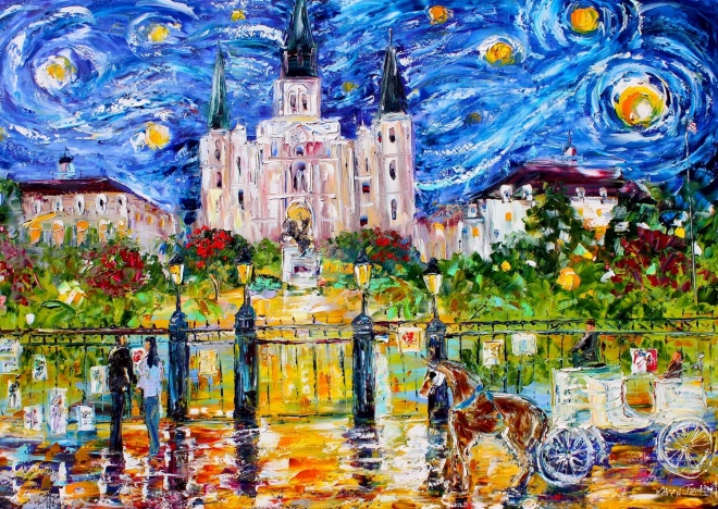 Uživajte v sestavljanki Jackson Square, New Orleans 1000 koščkov