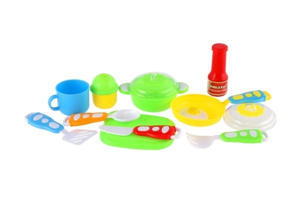 Set posodja iz plastike v vrečki 18,5x26x6cm