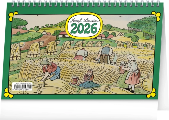 Namizni koledar Josef Lada 2026