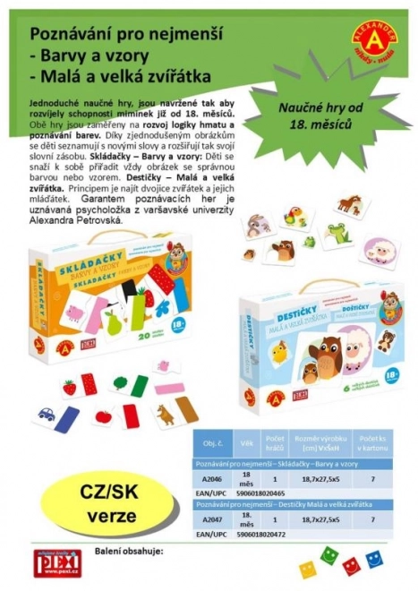 Barve in vzorci-poznanje za najmlajše