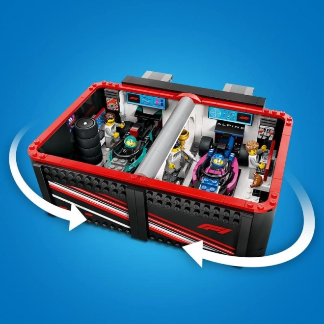 LEGO® City 60444 Garaža F1® in avtomobili Mercedes-AMG in Alpine