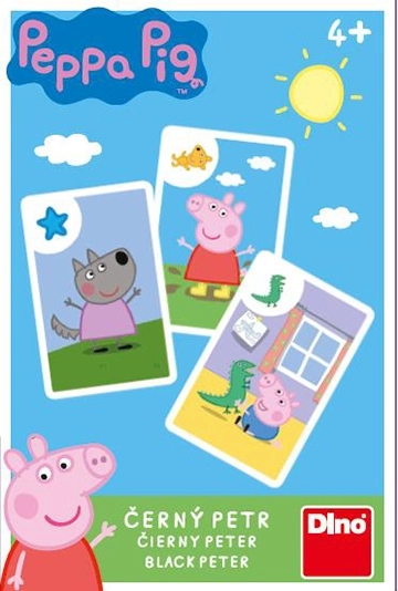 Dino igralne karte Peppa Pig Črni Peter