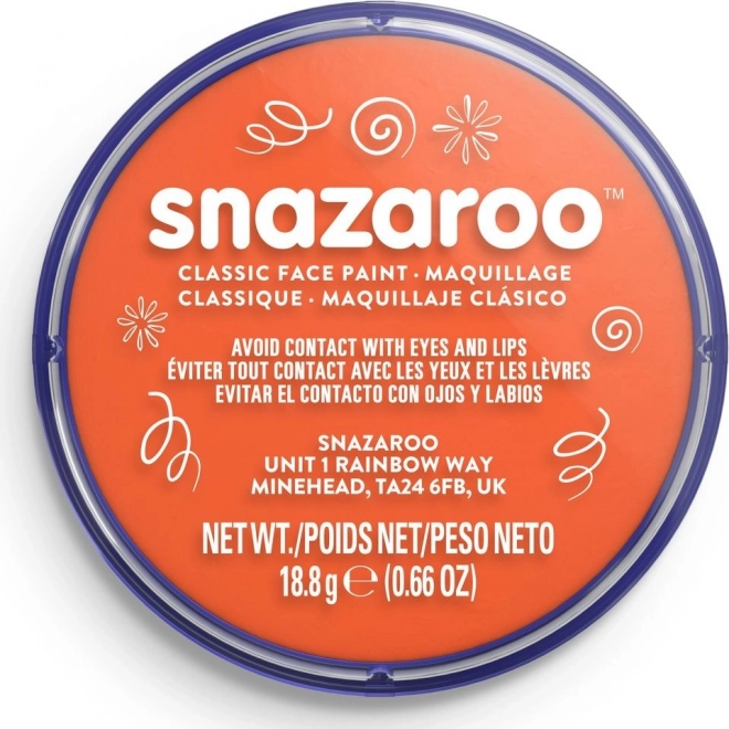 Snazaroo oranžna barva za obraz 18 ml