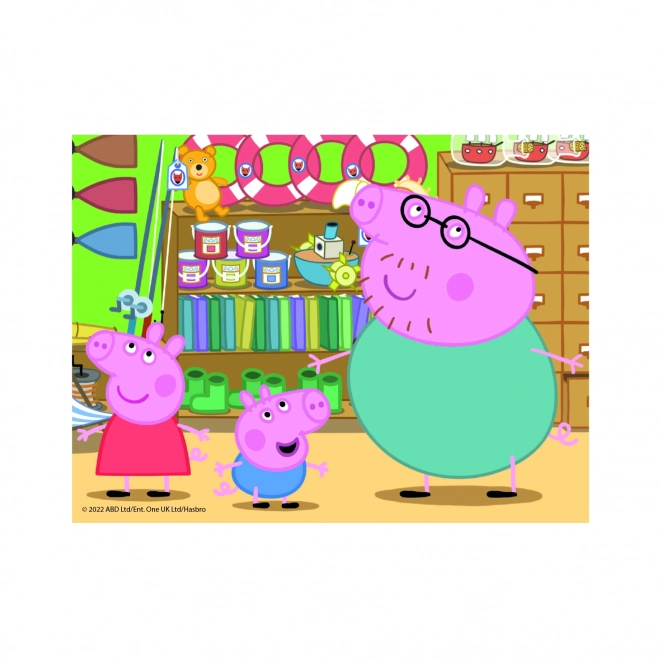 PEPPA PIG 12 Lesene licencirane kocke