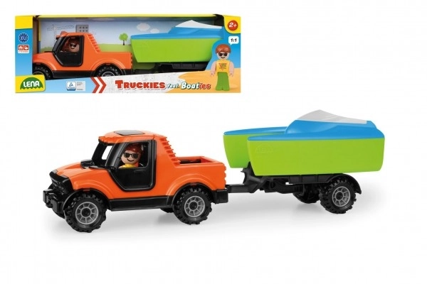 Avtoprevozi Pickup z vozilom in čolničkom
