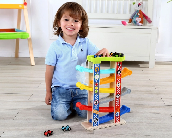 Tooky Toy Barvita tobogan za avtomobile