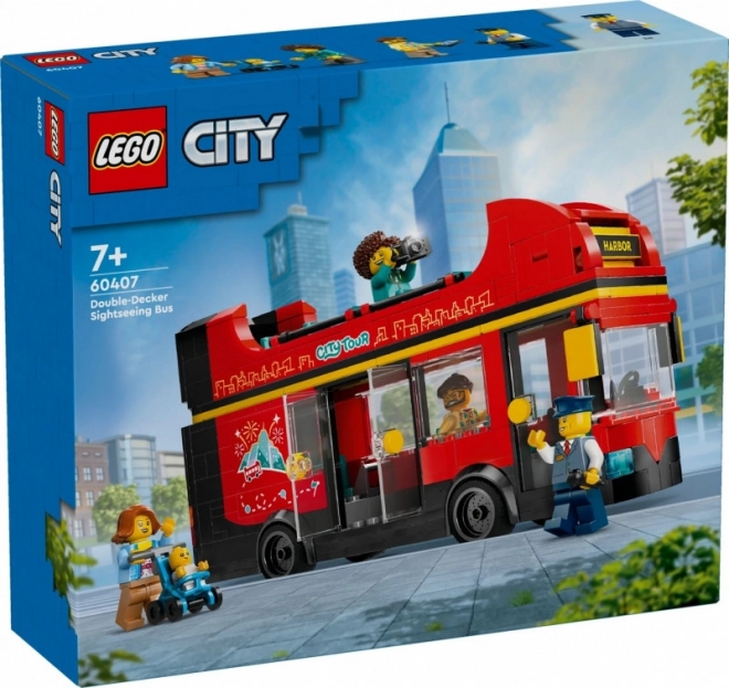 LEGO Mesto 60407 Rdeči dvonadstropni izletniški avtobus