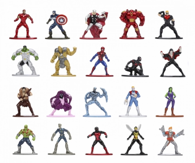 Kovinske Nano zbirateljske figurice od Marvel 20 kosov