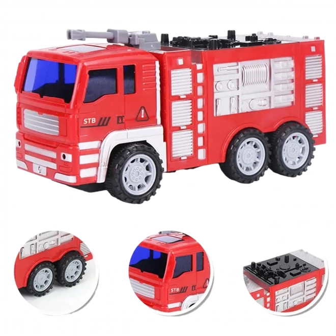 Woopie set gasilskih avtov 6v1
