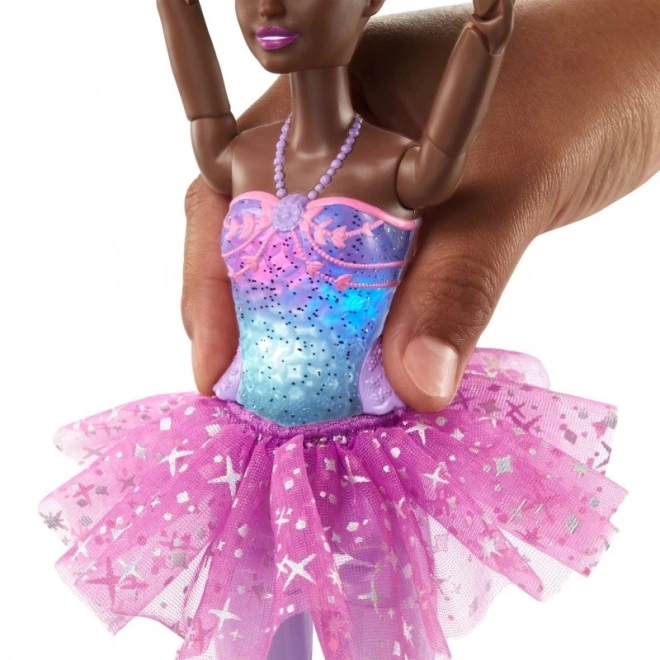 Punčka Barbie Dreamtopia balerina Čarobne Luči Rjavolaska