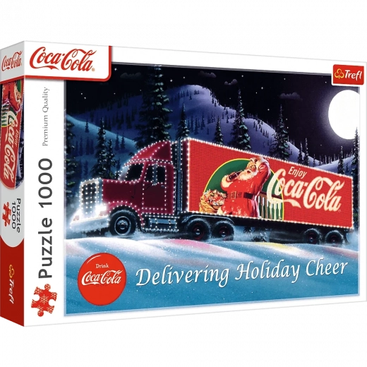 Sestavljanka 1000 koščkov XMAS COCA-COLA Božični tovornjak