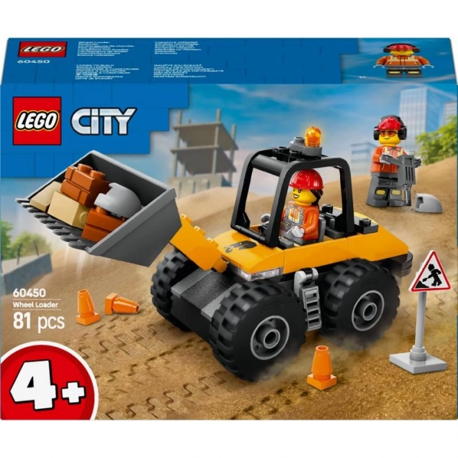LEGO® City 60450 Rumena kolesna nakladalka