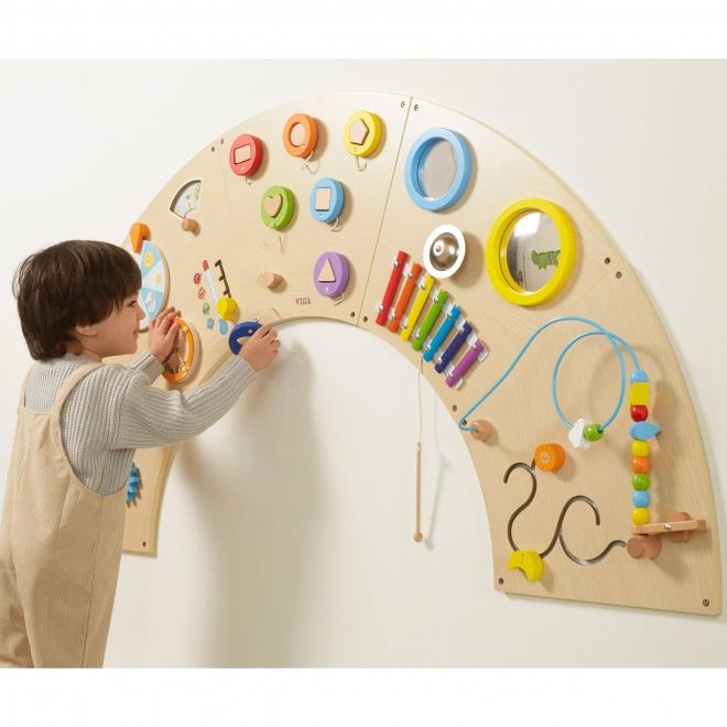 VIGA stenska manipulativna tabla Luk Montessori