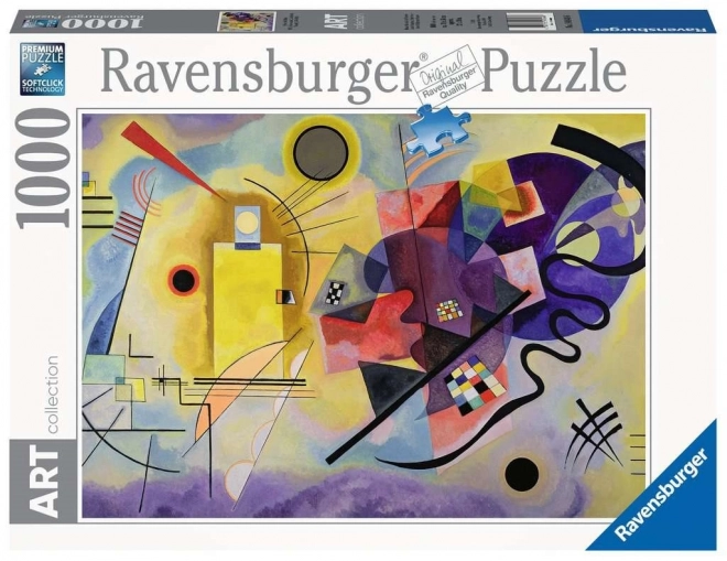 Kolekcija Puzzle Umetnosti Rumena, Rdeča, Modra 1000 kosov od Ravensburger