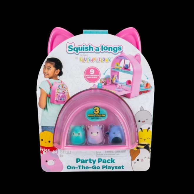 Squish A Longs komplet figuric z nahrbtnikom