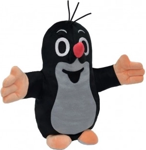 Krtek plišasti ročni lutki 27 cm