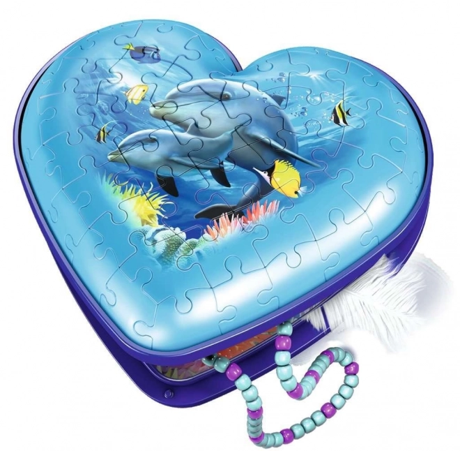Ravensburger 3D puzzle Srca Podvodni svet 54 delov