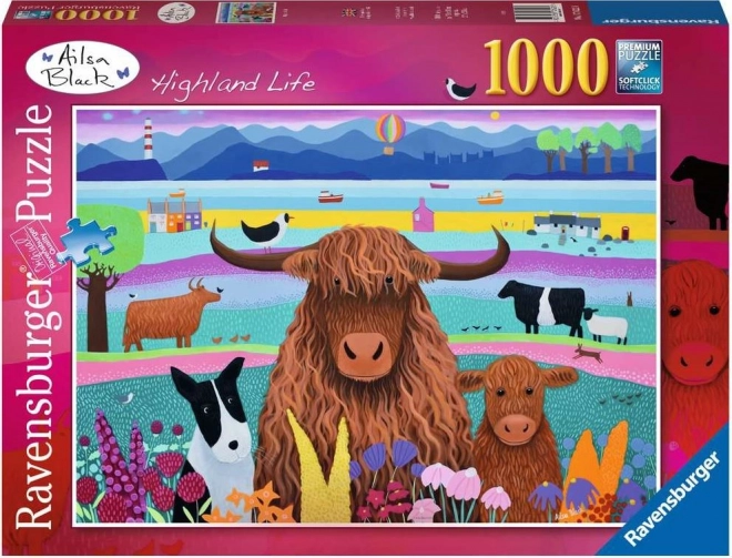 Ravensburger sestavljanka Življenje na Vysočini 1000 koščkov