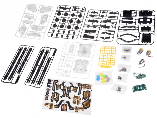 176-ele RC0665 Set daljinskega upravljanja 4 v 1 za zložljive gradbene stroje