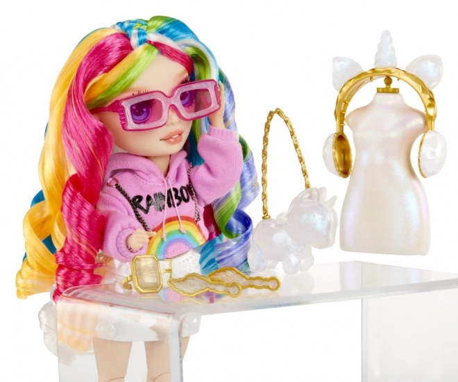 Rainbow High kreativni kristali punčka - Amaya Raine