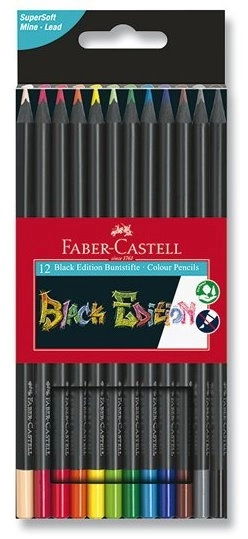 Barvice Faber-Castell Black Edition 12 kos
