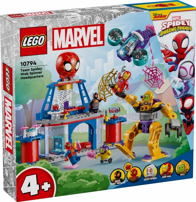 LEGO Marvel 10794 Spideyjeva pajkova baza