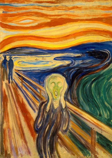 Sestavljanka Edvard Munch: Krik 1000 kosov