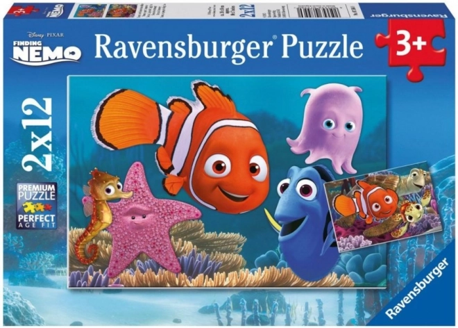 RAVENSBURGER Puzzle Iskanje Nema 2x12 kosov