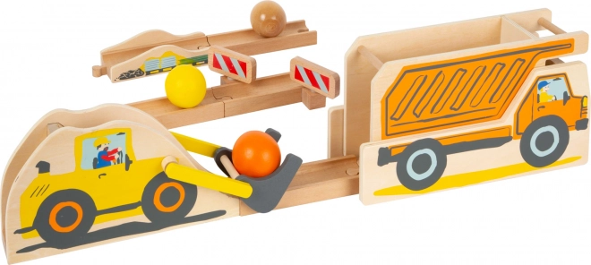 Kroglična proga gradbeni stroji small foot, 10 delov